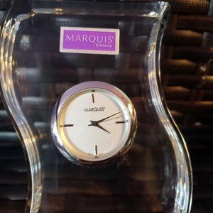 Waterford Lead crystal marquis wave clock